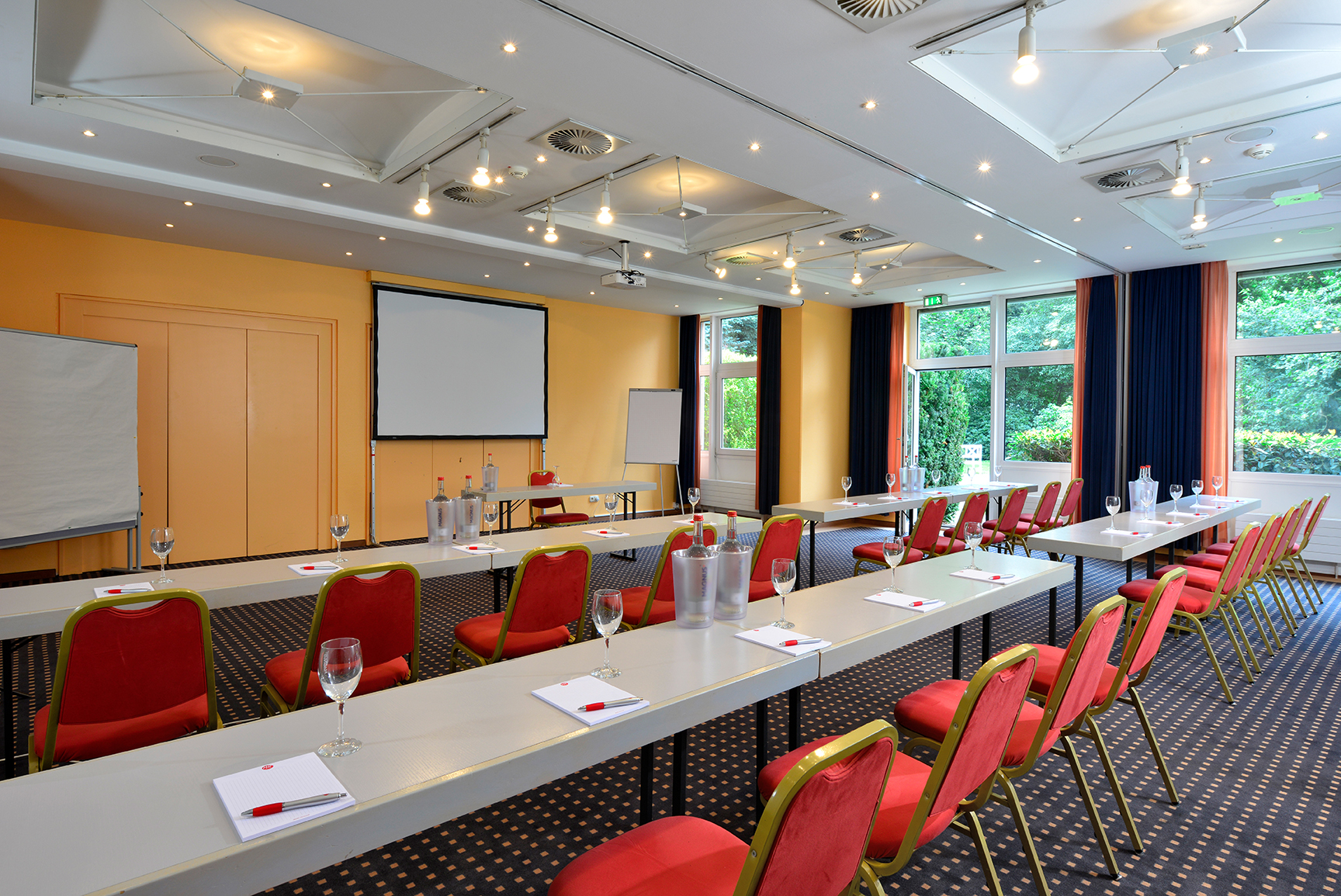 Aufenthaltsbereich im Michel Hotel Hodenhagen
