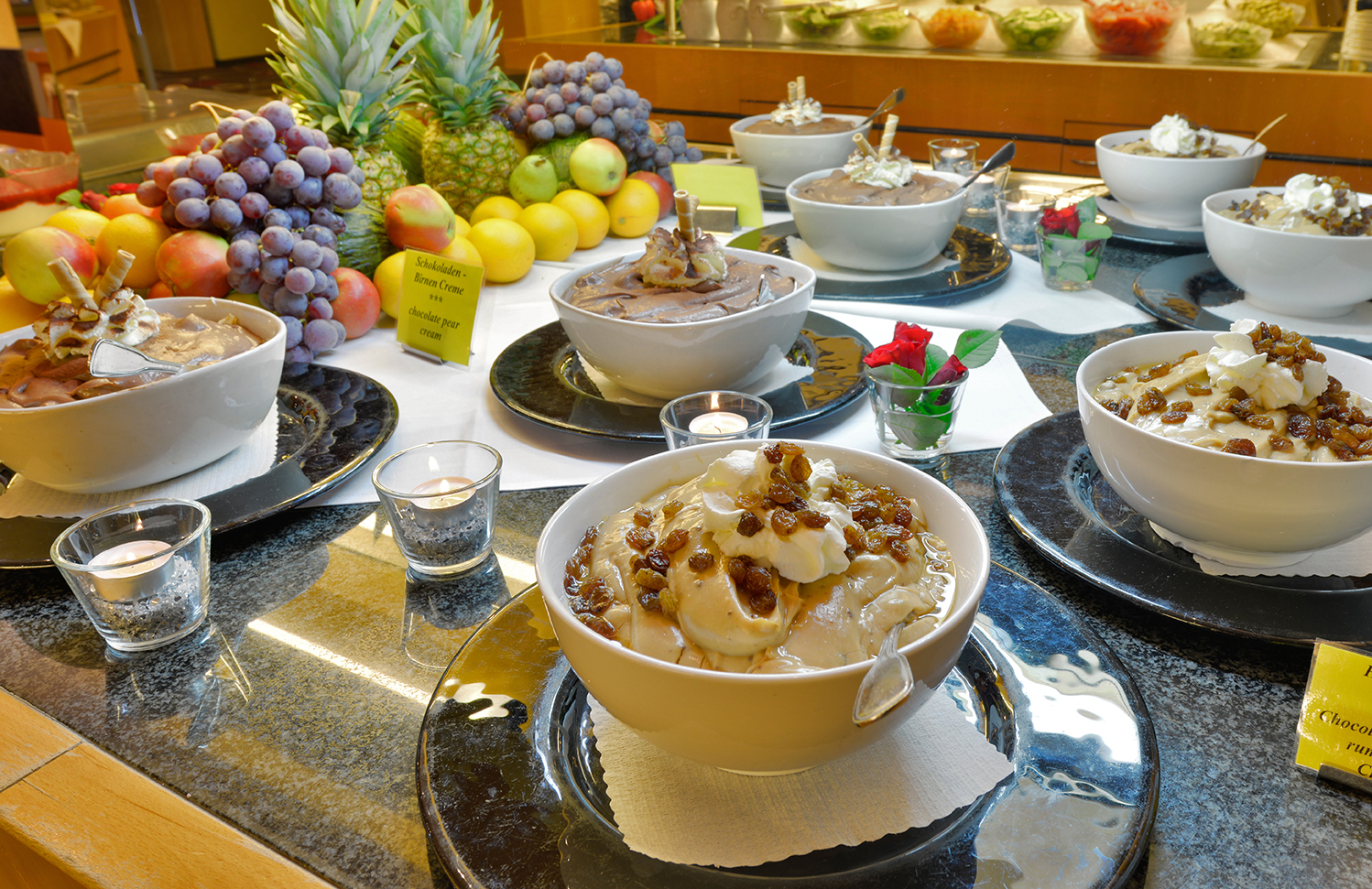 Dessert-Buffet im Michel Hotel Hodenhagen